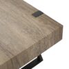Abitha - Coffee Table With Industrial Powder Coated Metal Legs - Canyon Gray - Image 9
