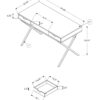 Computer Desk For Home Office, Laptop, Storage Drawers, Contemporary & Modern - Espresso - Image 5