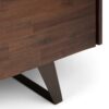 Lowry - TV Media Stand - Distressed Charcoal Brown - Image 4
