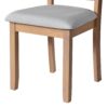 3 Piece Kitchen Dining Set With Drop Leaf Dining Table And 2 Dining Upholstered Chairs, Dining Room Set For Small Places - Natural - Image 18