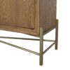 Metal Base Sideboard - Light Brown - Image 7