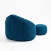 Bedding Bean Bag Sofa Chair High Pressure Foam Bean Bag Chair Adult Material With Padded Foam Padding Compressed Bean Bag With Footrest - Blue - Image 10