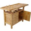 Wood Workbench For Garage Workshop And Home - Natural - Image 2