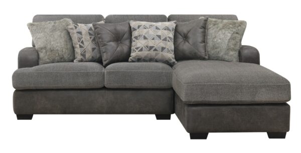 Grennburg - 2 Piece Right Side Facing Sectional - Gray