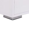 Luna - Coffee Table With Walnut Finish Lift Top, 2 Drawers, And 2 Shelves - White And Brown - Image 8