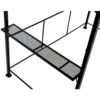 Grill Gazebo 8X5Ft, Outdoor Patio Canopy, Bbq Shelter With Steel Hardtop And Side Shelves - Black - Image 16