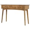 Large 3 Drawer Console - Brown - Image 6