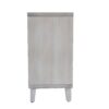 Accent Cabinet 4 Shutter Door Wooden Cabinet Sideboard Buffet Server Cabinet Storage Cabinet, For Living Room, Entryway, Hallway, Office, Kitchen And Dining Room - Distressed White - Image 10