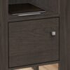Accent Nightstand Side Table, Storage, Transitional - Oak - Image 2