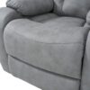 35.4" Electric Power Lift Recliner Chair, Fabric Recliner Chair, Home Theater Seating, Living Room Chair, Side Pocket, Remote Control - Light Gray - Image 19