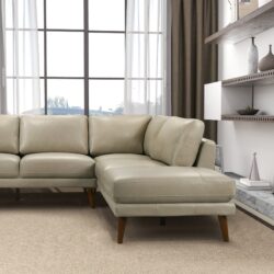 Benson - Sectional Sofa Right Facing Chaise - Beige