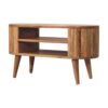 Stripe Media Unit - Oak - Image 2
