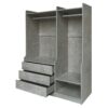 Open Wardrobe Storage For Bedroom - Gray - Image 5