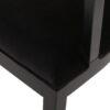 Elegant Dining Chair (Set of 2) With Cane Web Backrests And Velvet Upholstery - Black - Image 13