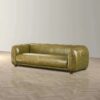 Marlon - Luxury Italian Leather Sofa - Green - Image 5