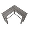 Corner Accent Console Table For Entryway, Contemporary And Modern - Gray - Image 5