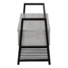 Bench, Entryway, Hallway, Storage, Rectangular, Contemporary, Modern - Gray - Image 3