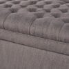Juliana - Stylish Storage Ottoman With Extra Seating - Gray - Image 4