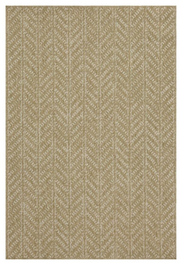Earth - 7'10" X 10'3" Indoor, Outdoor Area Rug - White, Natural