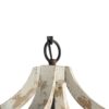 4 Light Chandelier, Hanging Light Fixture With Adjustable Chain For Kitchen, Bulb Not Included - Cream - Image 7