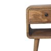 Mini Curve Lower Nightstand - Oak - Image 8