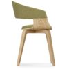 Lowell - Bentwood Dining Chair - Acid Green / Light Brown - Image 2