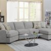 Berza - Right Side Facing Chaise Sectional - Gray - Image 5