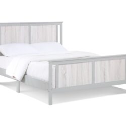 Connelly - Reversible Panel Full Bed - Gray, Rockport Gray