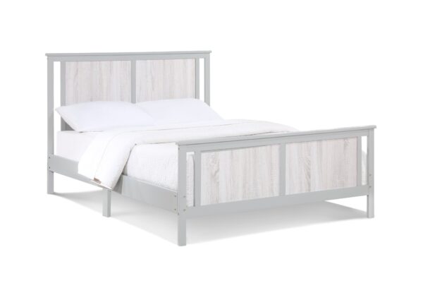 Connelly - Reversible Panel Full Bed - Gray, Rockport Gray