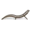 Lahaina - Wood Foldable Chaise Lounge Acacia Outdoor Relaxation Chair - Gray - Image 11