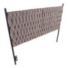 Braided Matisse - Queen Size Headboard - Black / Gray - Image 5