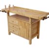 Wood Workbench For Garage Workshop And Home - Natural - Image 8