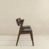 Edwin - Mid-Century Modern Dining Chair (Set of 2) - Black / Brown - Image 5