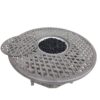 Cast Aluminum Propane Gas Firepit Table, Chat Height - Gray - Image 2