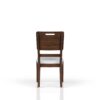Casual Side Dining Chair Contrasting Upholstered Seat (Set of 2) - Brown - Image 3