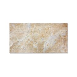 Marble For Wall FS Textured 3D Fluted Marble Stone (Set of 4) - Beige / Gold