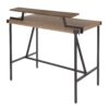 Gia - Industrial Counter Table - Black / Brown - Image 3