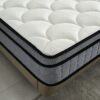 12" Queen Hybrid Mattress A Box, Pillow Top Bed Cushion With Gel Infused Memory Foam, Breathable And Hypoallergenic, Medium Firm For Lumbar Support - White / Gray - Image 5