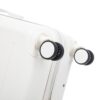 Set 3 Pieces 20" / 24" / 28" Abs Spinner Wheel Luggage, Matching Color, With Combination Lock - White - Image 18
