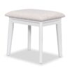 Classic Wood Makeup Vanity Set With Flip-Top Mirror And Stool, Dressing Table With Three Drawers And Storage Space - White - Image 15