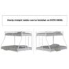 Adam - Twin Over Full Metal Bunk Bed - White Metal - Image 17