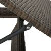 Salem - Wicker Chaise Lounge Chair Set With Faux Rattan Material - Mocha - Image 15