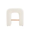 Boucle Stool (Set of 2), Dining Chairs For Home Kitchen Island - White - Image 9