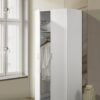 Michael - Double Door Wardrobe Cabinet Armoire With Shelf And Hanging Rod - White - Image 5