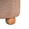 Round Ball Footstool - Mocha - Image 9