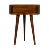 Semi Circle Nightstand - Chestnut - Image 6