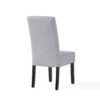 Amaranthine - Upholstered Dining Chair With High Back And Wood Legs (Set of 2) - Light Gray - Image 4