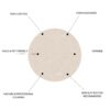 Curve - Round Rug - Beige - Image 5