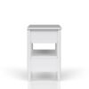 Open Nightstand With 2 Drawers - White - Image 6