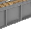 3 Drawer Cabinet Natural Rattan Suitable For Bedroom - Gray - Image 17